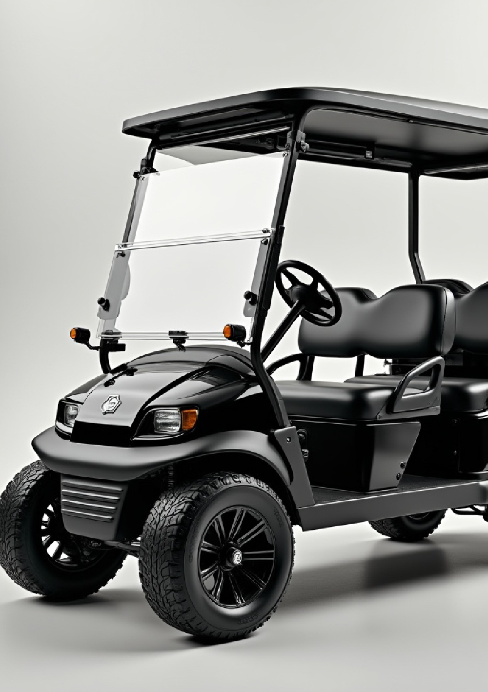 2 seater blue Club Car golf car